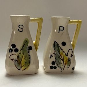 BP Japan Salt and pepper Shakers Handpainted Vintage
